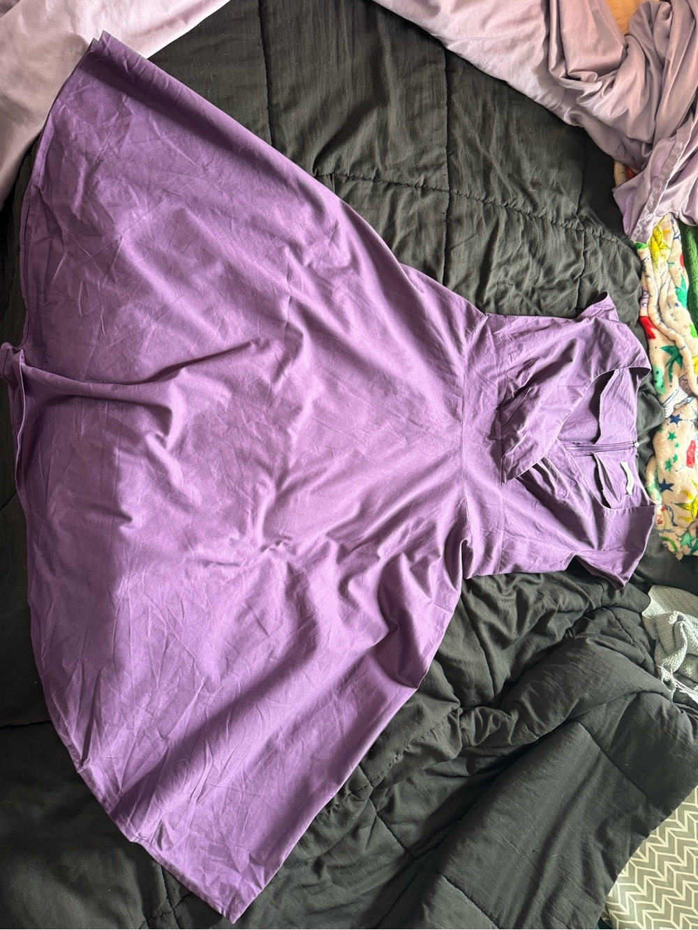 Dusty purple a line dress XL